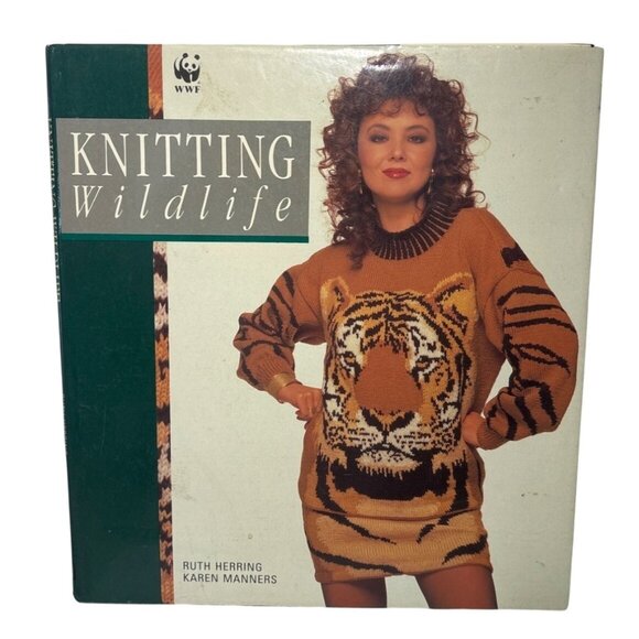 Knitting Wildlife Pattern Book By Ruth Herring & Karen Manners Handcover - Picture 1 of 13